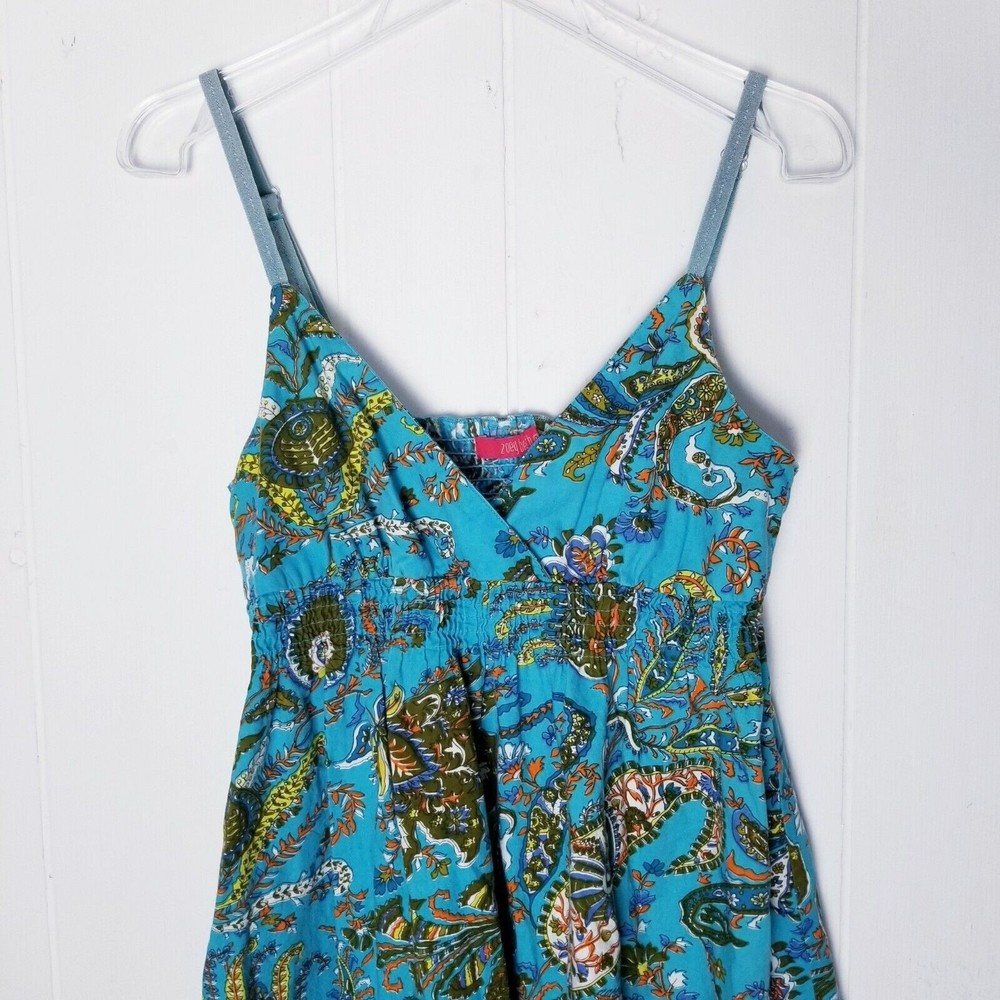 Zoey Beth Floral Paisley Dress Women Size Medium - Picture 9 of 16
